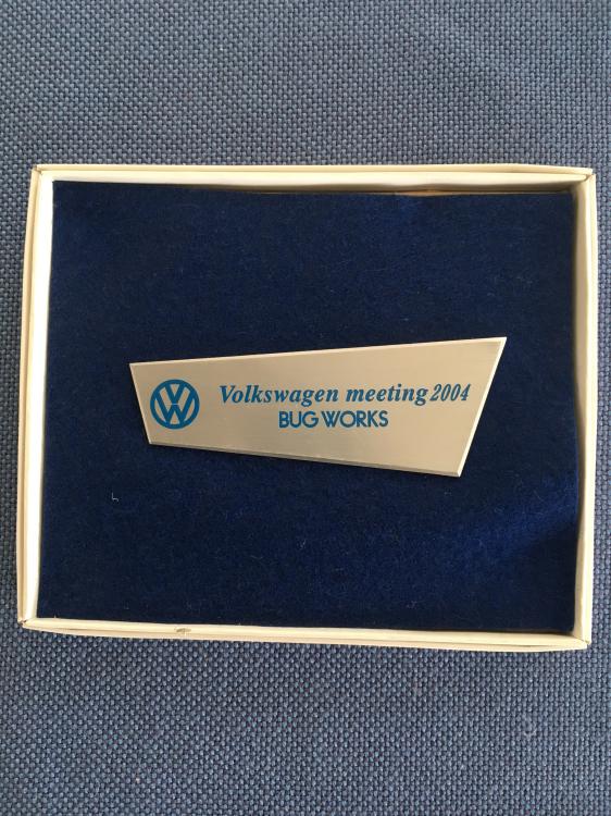 VW Meeting2004 Badge